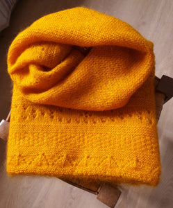 Ponchos tricotés Mohair et Soie